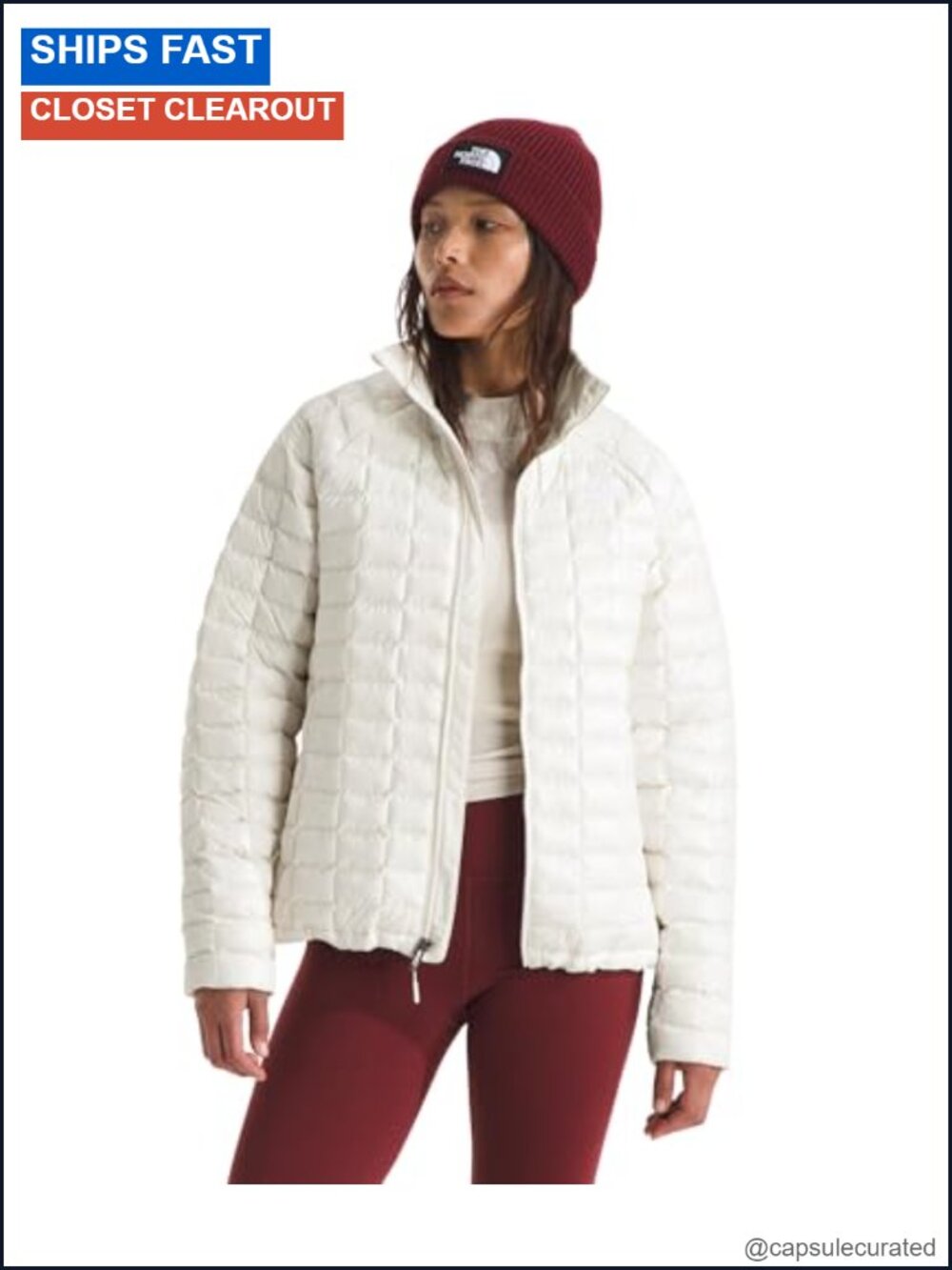 Thermoball Insulated Puffer Jacket Recycled Polyester Wind Resistant Packable